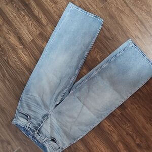 Old Navy Extra High-Rise Baggy Wide Leg Jeans, size 14 regular